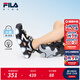 FILA斐樂(lè )兒童童鞋水母涼鞋2025年夏季新款男女小童魔術(shù)貼閃燈鞋 黑/太空銀-BS 32