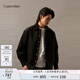 Calvin KleinJeans春秋男士潮流復(fù)古貼袋c(diǎn)k按扣翻領(lǐng)燈芯絨棉服外套J327311 BEH-太空黑 S