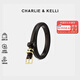 CHARLIE&KELLI CK品牌輕奢真皮針扣皮帶時(shí)尚百搭裝飾連衣裙牛仔褲腰帶七夕禮物 黑色【京倉配送】 100cm 【配精美禮盒】