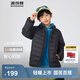 波司登（BOSIDENG）25年新款輕薄羽絨服男女兒童5A抗菌絨4防輕盈便攜外套T250135530 黑色8056 165 /84A 約 155-165cm 54kg