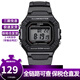 卡西歐（CASIO）時(shí)尚潮流復古小方表液晶顯示防水運動(dòng)學(xué)生石英手表 男女同款 W-218H-1A