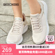 斯凱奇（Skechers）七夕情人節禮物女鞋Silp ins閃穿鞋一腳蹬休閑健步鞋117504 乳白色/OFWT 37