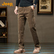JEEP吉普【燈芯絨保暖秋季休閑褲男】25秋冬舒適直筒褲韓版簡(jiǎn)約男長(cháng)褲