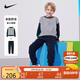 NIKE3BRAND 耐克男女童無帽衛(wèi)衣+長(zhǎng)褲2件套裝秋季新款長(zhǎng)袖套裝