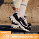 斯凱奇（Skechers）女鞋秋季厚底老爹鞋百搭熊貓鞋軟底舒適外穿休閑運(yùn)動(dòng)鞋11959