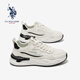 美國馬球協(xié)會（U.S.POLO ASSN.）保羅男鞋秋季新款透氣厚底休閑鞋低幫軟底阿甘鞋運動跑步鞋子男