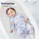 DOMIAMIA新生兒衣服嬰兒連體衣秋冬款貼身睡衣爬服寶寶滿(mǎn)月百天周歲衣服 蔓花密語(yǔ)【夢(mèng)棉推薦20-25℃】 66cm 【推薦身高62-69cm】