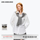 ANN ANDELMAN【劉軒丞同款】設計感披肩假兩件襯衫女2025新款輕奢高級感白色M