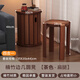下一章凳子可疊放家用疊疊凳四合一組合圓凳楠竹餐桌椅子客廳板凳小椅子 【楠竹材質(zhì) 】胡桃色-扁腿【四合一組合凳-免安裝】 42cm