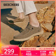 斯凱奇（Skechers）男鞋秋季一腳蹬帆布鞋商務(wù)通勤休閑軟底板鞋66387