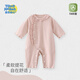 童戀初心寶寶連體衣春秋款純棉女?huà)雰阂路獬龉鞣镅b新生幼兒哈衣爬服