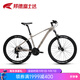 邦德富士達山地自行車(chē)卓越380鋁合金車(chē)架禧瑪諾24速雙油碟可鎖死前叉單車(chē) 【M碼】鈦合金銀