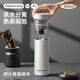 炊大皇316L不銹鋼保溫杯茶水分離杯茶杯水杯商務(wù)泡茶杯500ml（曙光白）