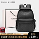 CinvaiKrose商務(wù)雙肩包男士2025新款大學(xué)生書(shū)包戶(hù)外旅行背包電腦包 黑色