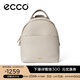 愛步（ECCO）七夕禮物  雙肩包女 輕奢牛皮背包 小號雙肩包9107807 灰褐色910780790387 均碼