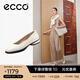愛步（ECCO）芭蕾舞鞋女 時尚潮流百搭簡約百搭圓頭瑪麗珍鞋 雕塑222303 石灰色22230301378   37 （偏小，建議選大一碼）