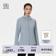 KOLON SPORT/可隆軟殼夾克 女子防風(fēng)防潑水耐磨連帽戶外運(yùn)動(dòng)休閑外套 LKJK5SN060-LB 淺藍(lán)色 M 165/88A