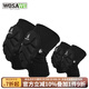 沃薩維（WOSAWE） 騎行防摔護膝護肘輪滑運動護具EVA輕便防撞減震山地公路車裝備 黑色軟凱護膝護肘/四件套 均碼