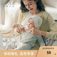 戴維貝拉（DAVE＆BELLA）孕媽媽禮物初生嬰兒禮盒新生兒連體衣男寶寶見(jiàn)面禮女寶滿月禮衣服 米白【DB3254945】 59cm （建議身高52-59cm）