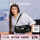 JellyToyboy女包JTB無(wú)界枕頭包.真皮牛皮斜挎新款小眾高級感通勤單肩包 黑色