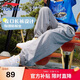 李寧（LI-NING）童裝兒童運動(dòng)褲子男女小大童輕薄棉感防蚊束腳衛褲160YKLV247-2