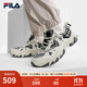 斐樂（FILA）官方男鞋貓爪鞋5代老爹鞋運(yùn)動(dòng)鞋新款鞋子休閑鞋 泡沫白/煙灰-AG 42