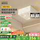 鹿家良品（LUUGAA）奶酪護眼斗膽燈明裝奶油風雙頭明裝防眩無主燈客廳燈 【薦】全光譜|方形4頭|20W三色光