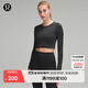 lululemon丨Ebb to Street 女士運(yùn)動長袖 T 恤 LW3DZNS 黑色 XS /4