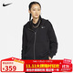 耐克（NIKE）女春秋連帽夾克外套 休閑運動(dòng) 潮流百搭DQ5759-010煤黑XL