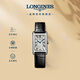 浪琴（LONGINES）瑞士手表 黛綽維納系列 石英皮帶女表L55124710