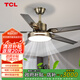 TCL 風(fēng)扇燈大尺寸風(fēng)力家用一體鐵藝客廳餐廳電扇燈吊扇燈2025新款 古銅色42寸-3檔-(遙控)48W