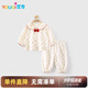 優(yōu)奇女寶寶套裝春秋款2025年新款嬰兒長(cháng)袖兒童可愛(ài)早秋外出小女孩