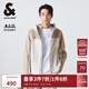 杰克·瓊斯（JACK&JONES）男裝春新款直筒Teflon面料防水背后反光字母外套男士224121061 C42 巖灰色 常規(guī) C42 巖灰色 M 175