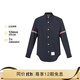 湯姆 布朗（THOM BROWNE）男士深藍色錦綸紅白藍條紋襯衫外套 MJO067A 04391 415 3
