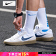 耐克（NIKE）鞋男鞋 官方艦店秋季運動(dòng)鞋經(jīng)典皮質(zhì)滑板鞋休閑鞋 100/橡皮淺褐 41 /260