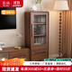 慕瀾電視柜茶幾組合北歐風(fēng)2025新款客廳家用實(shí)木框小戶(hù)型收納儲物柜子 邊柜DJ2016胡桃色50*34.5*130CM