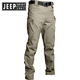 JEEP SPIRIT吉普昂墾戶(hù)外戰術(shù)褲男IX7寬松直筒休閑IX9大碼美式機能耐磨作訓工 IX9卡其(純棉彈力面料) XXL(185/36-38碼)