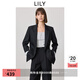 LILY零壓西裝2025春新款寬松休閑松弛感通勤精致高級(jí)感西裝外套女 510黑 M