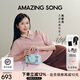 Amazing Song乙頌女包[教師節禮物]陳都靈同款吐司麻將包25年新款單肩斜挎包 (陳都靈同款)珍珠藍 贈編繩掛飾