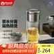 孔雀（Peacock）純鈦玻璃杯 茶水分離杯大容量泡茶杯便攜高檔水杯【開學季】