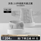 嫚熙（EMXEE） 產(chǎn)后收腹帶剖腹順產(chǎn)束縛帶透氣棉紗布四片交疊束腰骨盆帶 淺灰-不含桑蠶絲 2.0升級 常規款 L