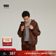 Levi's李維斯情侶同款美式寬松連帽領(lǐng)長(cháng)袖簡(jiǎn)約時(shí)尚美式休閑夾克 咖色 002I3-0000 XL