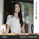 歌力思（ELLASSAY）【博主同款】25夏新款桑蠶絲棉羅紋修身顯瘦多色短袖針織衫女M008 珠光白 M