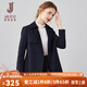 經(jīng)典故事（JANE STORY）紅色簡約短款風(fēng)衣女2025春季新款洋氣韓系風(fēng)格穿搭小個(gè)子修身外套 M05深藍(lán)色 2XL