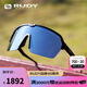 RUDY PROJECT運動眼鏡智能變色騎行太陽鏡馬拉松越野跑步護目鏡禮物SPINSHIELD 半框/平光黑/變色鍍膜黑（送鏡盒