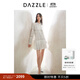DAZZLE 地素連衣裙2025年春季新款白色蕾絲連衣裙 白色 S