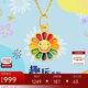 潮宏基足金黃金吊墜女定價(jià) 太陽(yáng)花 XPG30016080