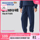 Skechers斯凱奇自營(yíng)秋季新款男女童柔軟舒適寬松微彈長(zhǎng)褲百搭衛(wèi)褲L325K015
