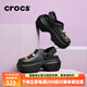 CROCS楊紫同款雪屋Clog卡駱馳洞洞鞋夏季運(yùn)動(dòng)鞋沙灘鞋高跟拖鞋涼鞋女鞋 209347-001/黑色 38-39 (240mm)