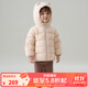 papa爬爬秋冬季新品兒童羽絨服輕薄男女童蓄熱耳朵羽絨衣外套 橘色-兒童 100 cm